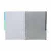 Тетрадь на пружине CLASSIC BM.24345911-01, А4, 120 л, клетка, 3 разделителя, черный