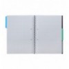 Тетрадь на пружине CLASSIC BM.24345911-01, А4, 120 л, клетка, 3 разделителя, черный