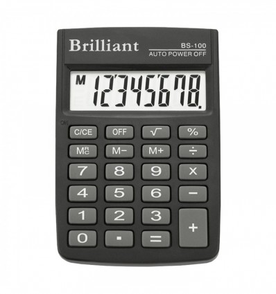Калькулятор карманный Brilliant BS-100, 8 разрядов