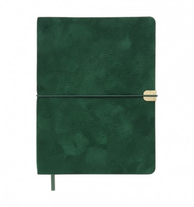 Дневник недатированный VELOUR BM.20770-04, A5, зеленый, иск.кожа, 336 стр.