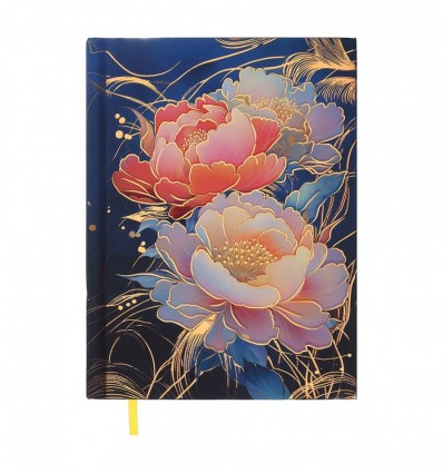 Щоденник недатований поліграфічний PEONY BM.20170-03, A5, темно-синій, 336 стор