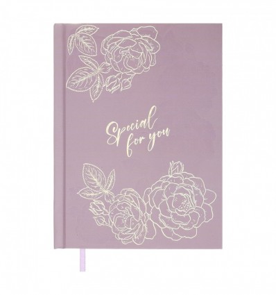 Щоденник недатований поліграфічний ONLY BM.20540-43, A5, світло-рожевий, 336 стор