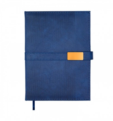 Щоденник недатований LEROY BM.20780-02, A5, синій, штуч.шкіра, 336 стор