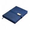 Щоденник недатований LEROY BM.20780-02, A5, синій, штуч.шкіра, 336 стор
