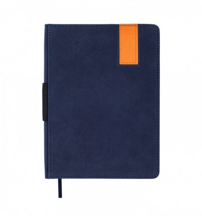 Щоденник недатований VERONA BM.20150-02, A5, синій, штуч. шкіра/поролон, 336 стор