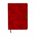Дневник недатированный VELOUR BM.20770-05, A5, красный, иск.кожа, 336 стр.