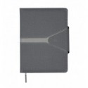 Дневник недатированный NAVIGATOR BM.20230-09, A5, серый, иск.кожа, 336 стр.