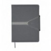 Дневник недатированный NAVIGATOR BM.20230-09, A5, серый, иск.кожа, 336 стр.