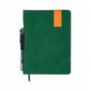Дневник недатированный VERONA BM.20150-04, A5, зелёный, иск. кожа/поролон, 336 стр.