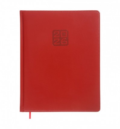 Щотижневик датований 2026 BRAVO(Soft), A4, 136 стр. червоний (BM.2780-05)