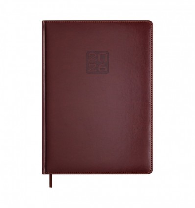 Ежедневник датированный 2026 BRAVO (Soft) BM.2740-25, A4, 336 стр. искуственная кожа/поролон, корич