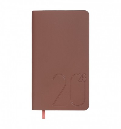 Щотижневик датов. 2026 кишеньк. MORANDI STYLE BM.2897-33, 85х153, мідний, штуч. шкіра