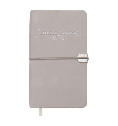Щотижневик датов. 2026 кишеньк. VELOUR BM.2891-20, 85х153, світло-сірий, штуч.шкіра
