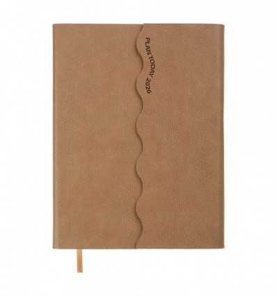 Дневник датов. 2026 CHARME BM.21146-28, A5, бежевый, иск.кожа