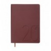 Щоденник датов. 2026 DARK MORANDI BM.21157-13, A5, темно-червоний, штуч.шкіра