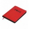 Дневник датов. 2026 INVISIBLE BM.21154-05, A5, красный, штуч.кожа