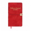 Щотижневик датов. 2026 кишеньк. VELOUR BM.2891-05, 85х153, червоний, штуч. шкіра