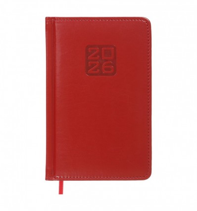 Щоденник датований 2026 BRAVO BM.2523-05, A6, 336стр. червоний