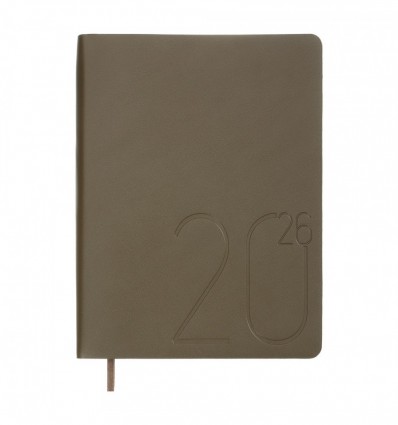 Дневник датов. 2026 DARK MORANDI BM.21157-04, A5, зеленый, иск.кожа