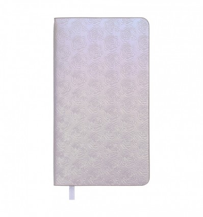 Щотижневик датов. 2026 кишеньк. BLOOM BM.2899-24, 85х153, срібний, штуч. шкіра