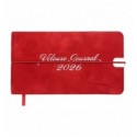 Еженедельник датов. 2026 карман. VELOUR BM.2902-05, 153х87, красный, иск. кожа