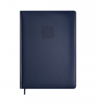 Щоденник датований 2026 BRAVO (Soft) BM.2740-02, A4, 336 стр. штучна шкіра, синій