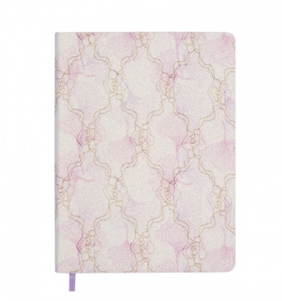 Щоденник датов. 2026 BLOOM BM.21156-07, A5, фіолетовий, штуч.шкіра