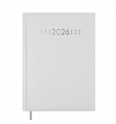Щоденник датов. 2026 CLASSIC BM.21121-12, A5, білий, бумвініл/поролон