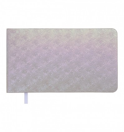 Еженедельник датов. 2026 карман. BLOOM BM.2911-24, 153х87, серебряный, иск. кожа