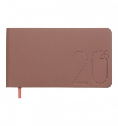 Щотижневик датов. 2026 кишеньк. MORANDI STYLE BM.2909-33, 153х87, мідний, штуч. шкіра