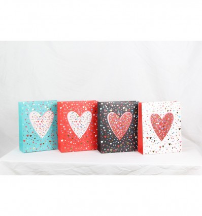 Пакет бумажный подарочный, S:18х23х8см, тиснение фольгой и конгревное тиснение BM.200073