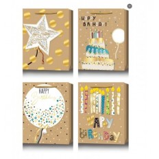 Пакет паперовий подарунковий, 41.5х53х15.5см, тиснення фольгою BM.200060