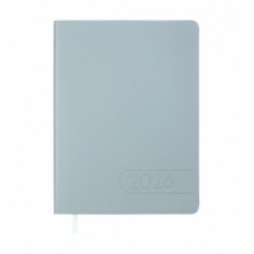 Щоденник датов. 2026 LIGHT MORANDI BM.21158-30, A5, світло-синій, штуч.шкіра