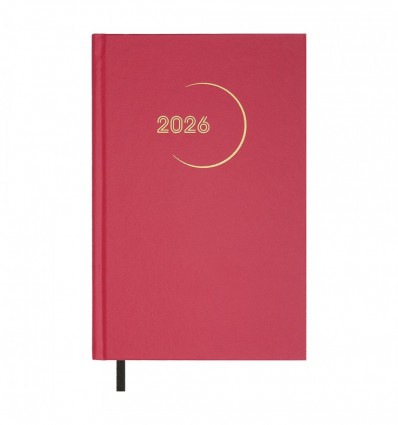 Щоденник датов. 2026 MADAM BM.21170-29, A5, малиновий, бумвініл