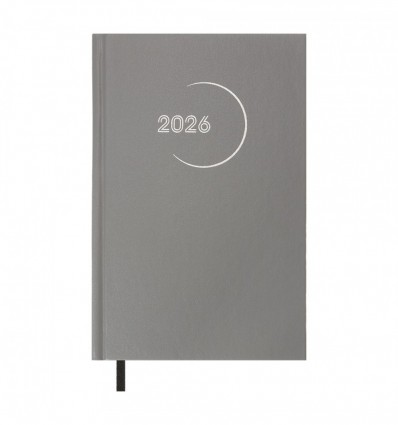 Дневник датов. 2026 MADAM BM.21170-09, A5, серый, бумвинил