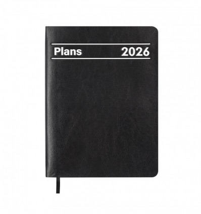 Дневник датов. 2026 MEMORY BM.21151-01, A5, черный, иск.кожа