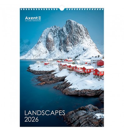 Календар настінний 8804-26-1-A, А3 2026 р., Landscapes