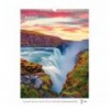 Календар настінний 8804-26-2-A, А3 2026 р., Waterfalls
