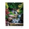 Календар настінний 8804-26-2-A, А3 2026 р., Waterfalls