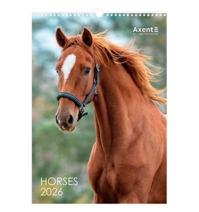 Календар настінний 8804-26-3-A, А3 2026 р., Horses