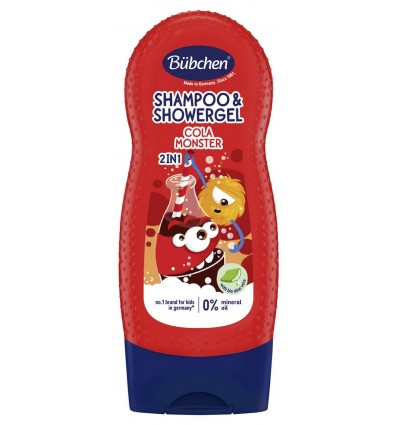 Шампунь Bubchen и гель для душа Cola Monster 230мл