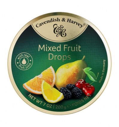 Карамель льодяникова Cavendish&Harvey Фруктове асорті 200г