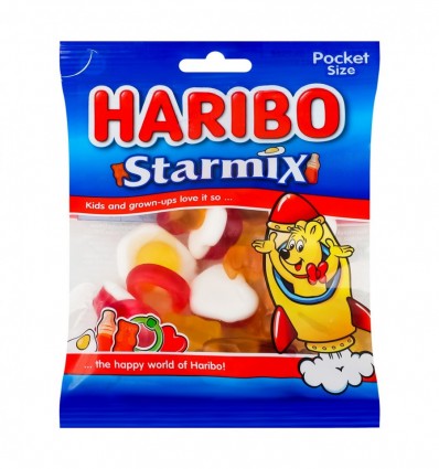 Конфеты желейные Haribo Starmix неглазированные 80г