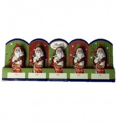 Мини-Санта Lindt из молочного шоколада 5х10г