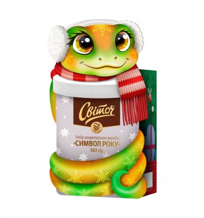 Набір кондитерських виробів Світоч Символ року 502г