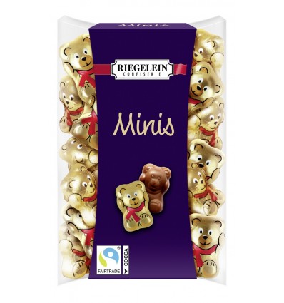 Изделие Riegelein Маленький мишка фигурный из молочного шоколада 100г