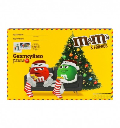 Набор печенья конфет M&M`s&Friends Большая бандероль 316г