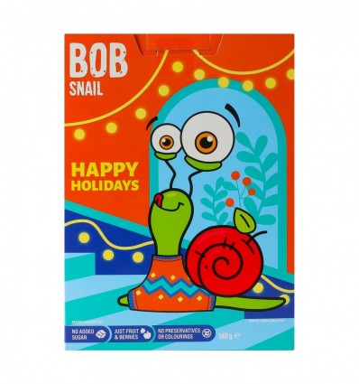 Набір продукції Bob Snail Різдвяний бокс з іграшк стік 140г