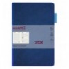 Дневник дат. 2026 Partner Soft Muse 8827-26-3-A, 145х210, синий