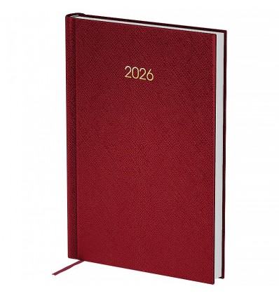 Дневник дат. 2026 Classic Style 8840-26-3-A, 145х210, бордовый